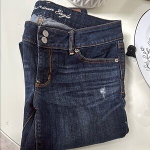 American Eagle Outfitters Blue Straight Leg Jeans
